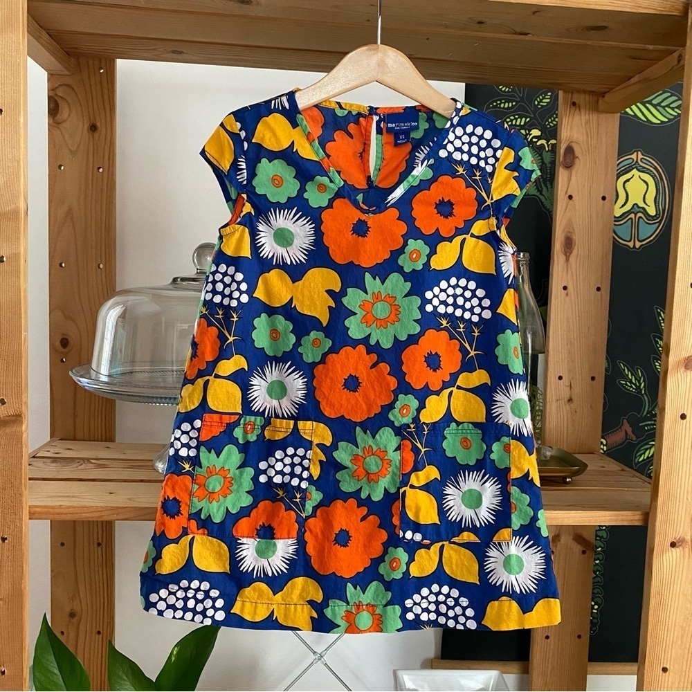 Marimekko X Target Colorful Floral Print Dress - Picture 3 of 10